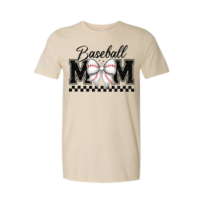 Baseball Mom Bow