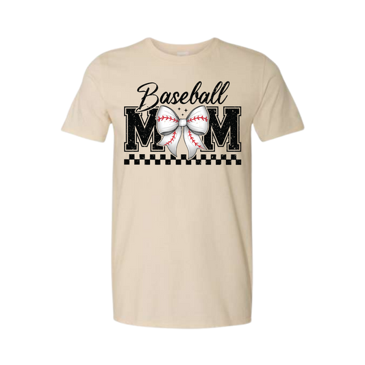 Baseball Mom Bow