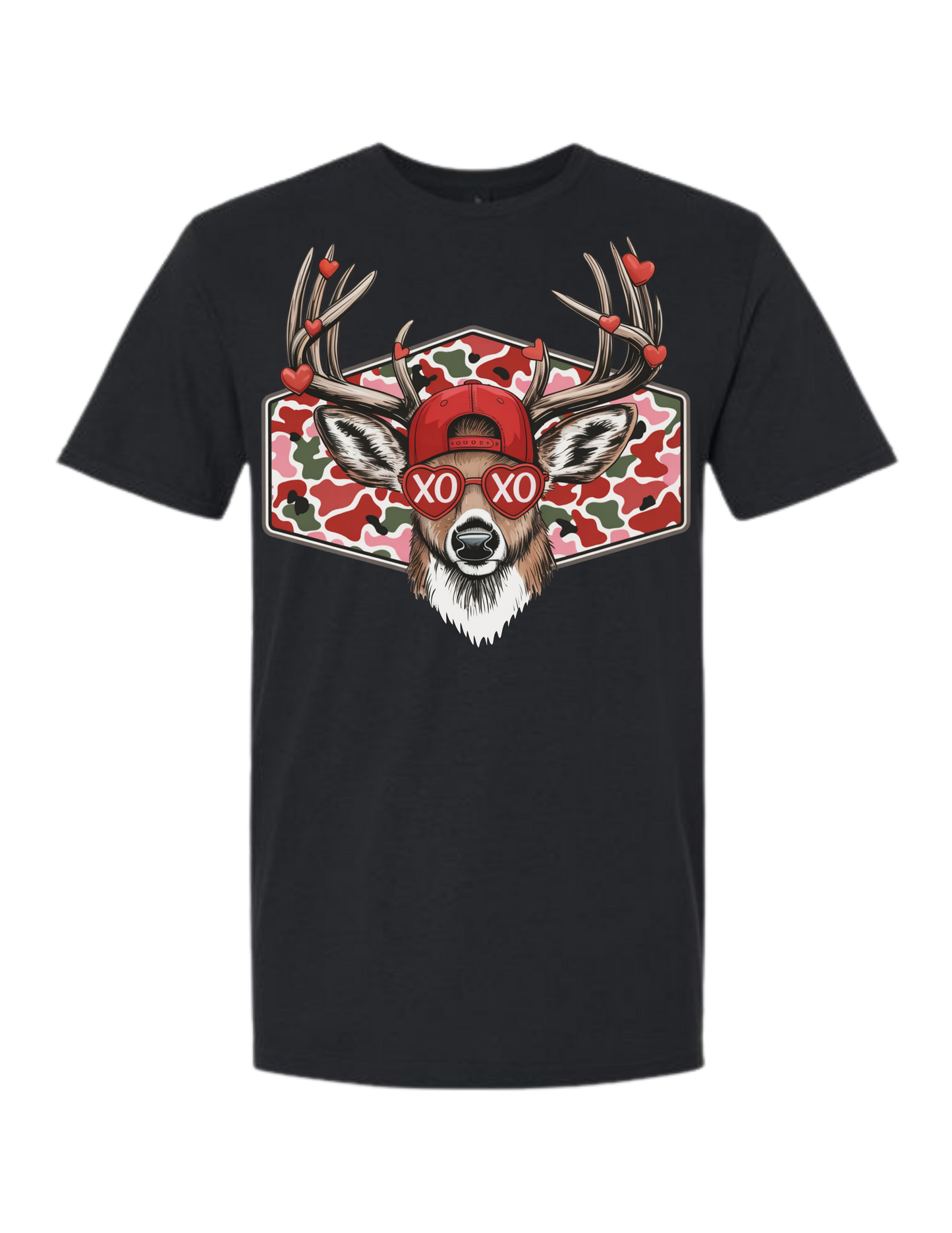 Valentine - Deer XOXO (pink camo)