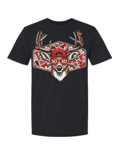 Valentine - Deer XOXO (pink camo)