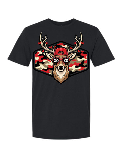 Valentine - Deer XOXO (red camo)