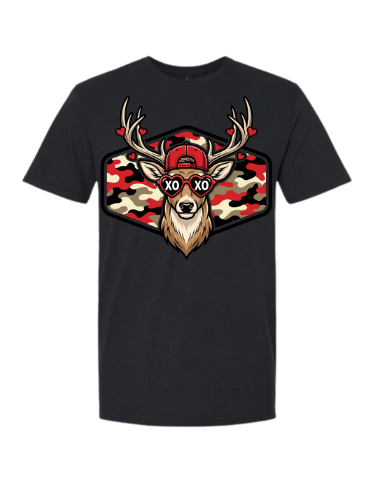 Valentine - Deer XOXO (red camo)