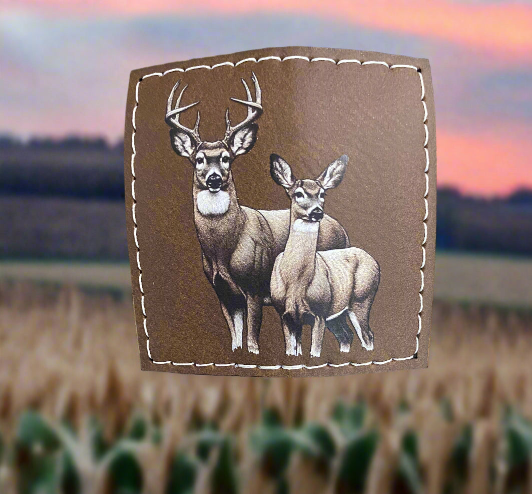 Whitetail Buck & Doe