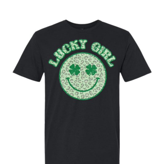 Lucky Girl Smiley