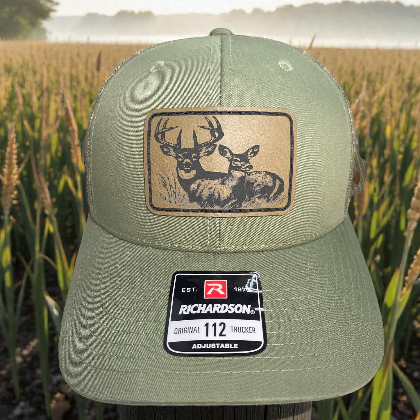 Whitetail Buck & Doe