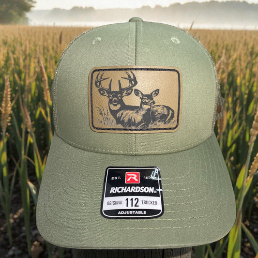 Whitetail Buck & Doe