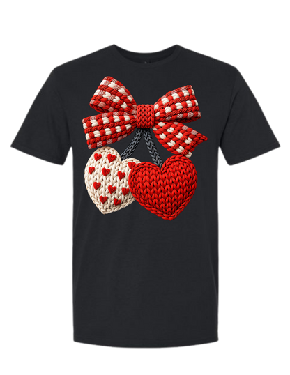 Valentine - Bow & Hearts