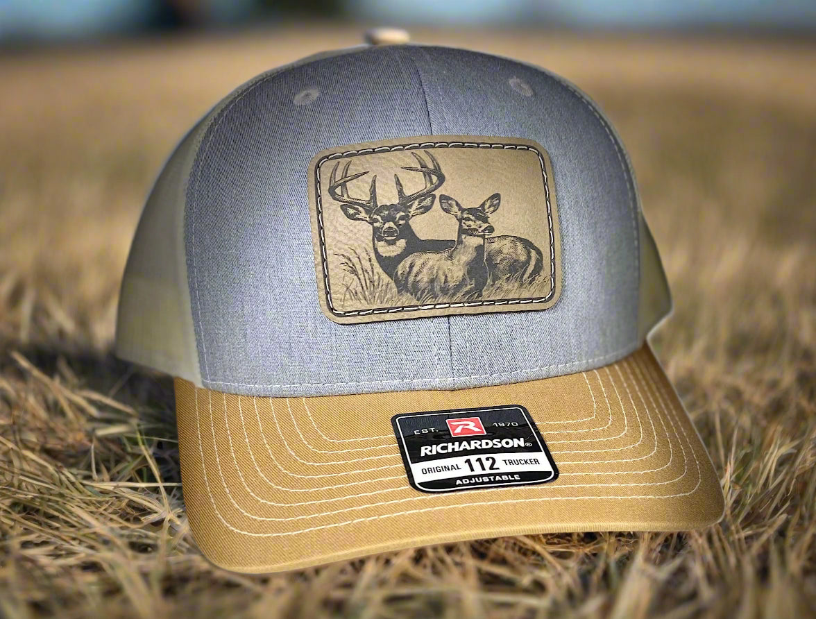 Whitetail Buck & Doe